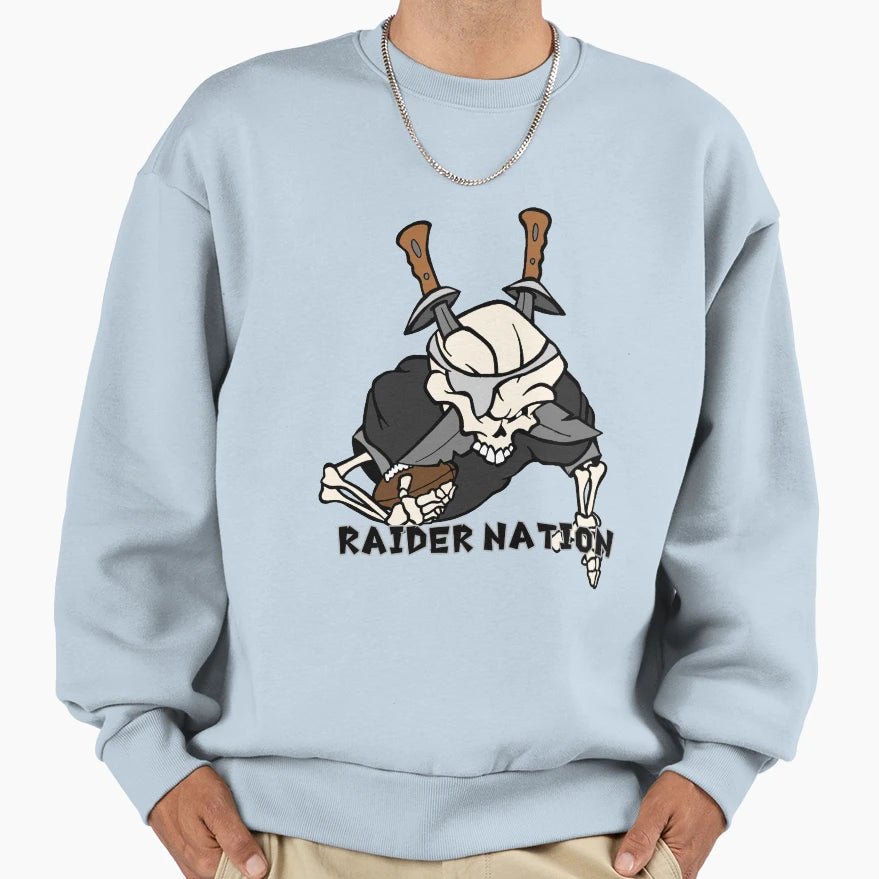 Raider Nation Sweatshirt - Fun Novelty Design Men Women - T-Shirt, Sweatshirt, Hoodie