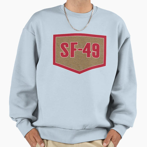 Sf 49 San Fransisco Parody Logo Sweatshirt - Novelty Apparel Men Women - T-Shirt, Sweatshirt, Hoodie