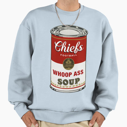 Funny Kansas City Football Soup Sweatshirt - Novelty Apparel Unisex - T-Shirt, Sweatshirt, Hoodie