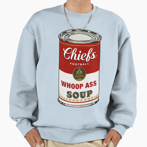 Funny Kansas City Football Soup Sweatshirt - Novelty Apparel Unisex - T-Shirt, Sweatshirt, Hoodie