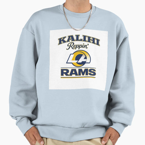 Kalihi Reppin Da Rams Sweatshirt - Streetwear Style for Adults - T-Shirt, Sweatshirt, Hoodie