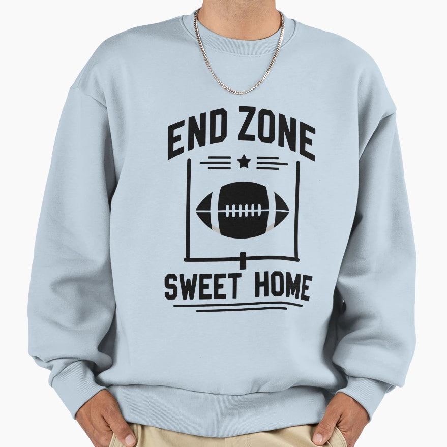 End Zone Sweet Home Sweatshirt - Graphic Print Unisex - T-Shirt, Sweatshirt, Hoodie