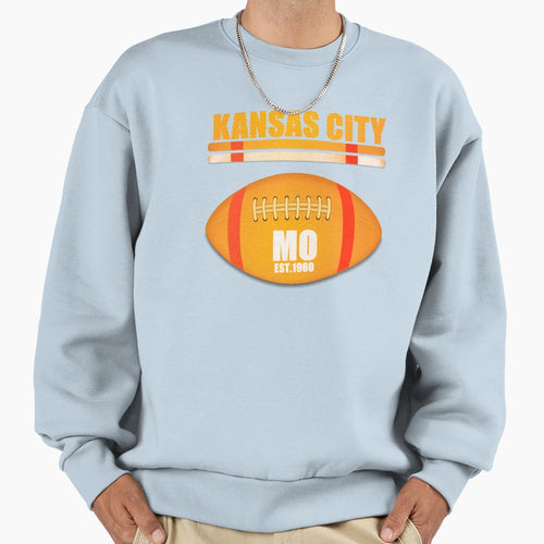 Kansas City Missouri Football Sweatshirt - Novelty Apparel Men Women - T-Shirt, Sweatshirt, Hoodie
