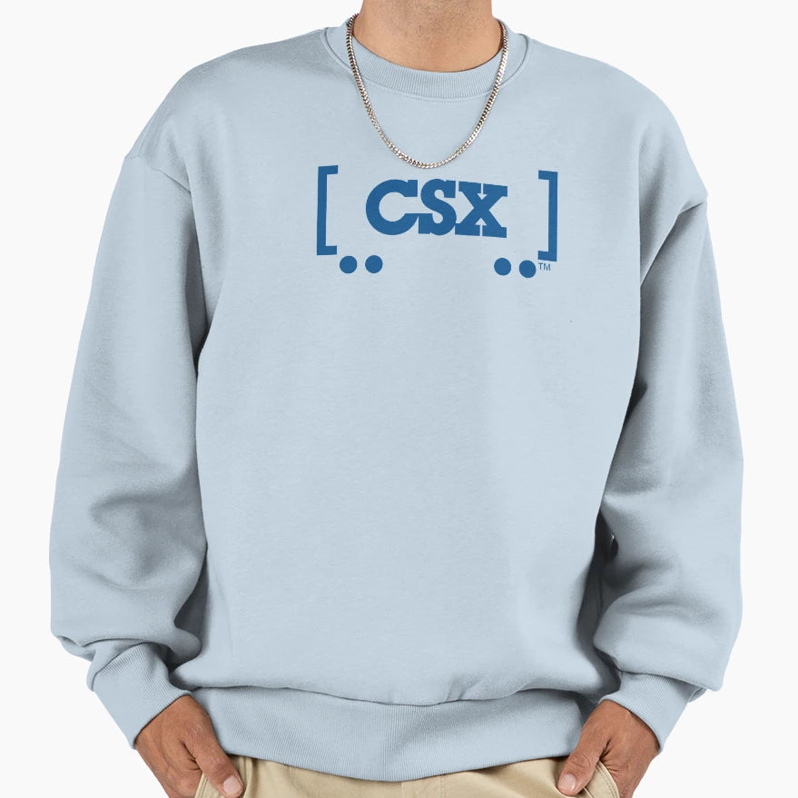 Csx Train Logo Sweatshirt - Minimalist Print Unisex - T-Shirt, Sweatshirt, Hoodie