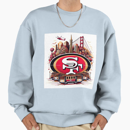 San Francisco Football Sweatshirt - Custom Art Print Unisex - T-Shirt, Sweatshirt, Hoodie