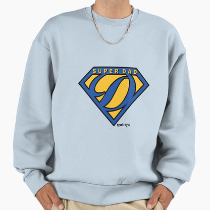 Super Dad Heroic Bold Tribute Sweatshirt - Aesthetic Graphic Unisex - T-Shirt, Sweatshirt, Hoodie