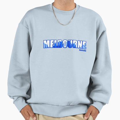 Melbourne Sweatshirt - Minimalist Print Men Women - T-Shirt, Sweatshirt, Hoodie