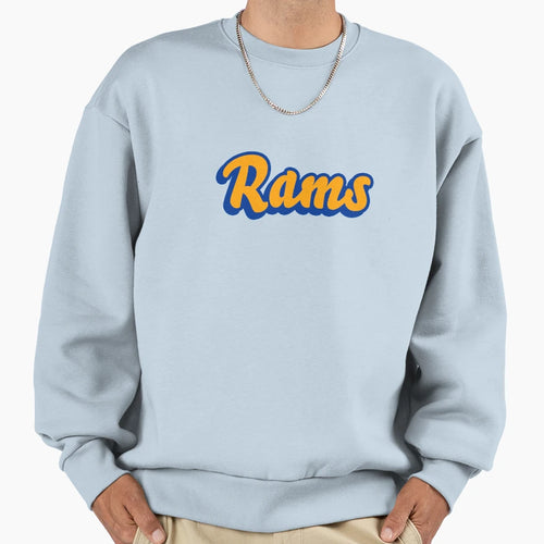Styled Rams Sweatshirt - Aesthetic Graphic Unisex - T-Shirt, Sweatshirt, Hoodie