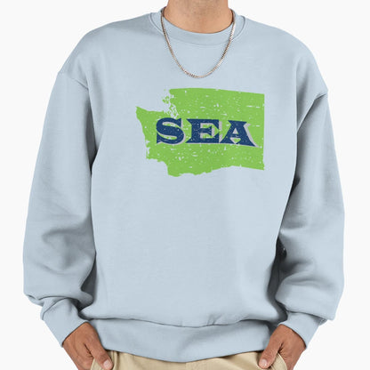 Sea Seattle Washington Football Baseball T-Shirt - Novelty Apparel Unisex - T-Shirt, Sweatshirt, Hoodie