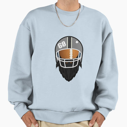 Helmet Sweatshirt - Casual Everyday Wear for Adults - T-Shirt, Sweatshirt, Hoodie