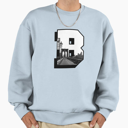 Brooklyn Block Sweatshirt - Unique Graphic for Adults - T-Shirt, Sweatshirt, Hoodie