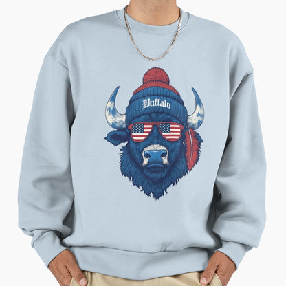 American Buffalo Bills Sweatshirt - Minimalist Print Unisex - T-Shirt, Sweatshirt, Hoodie