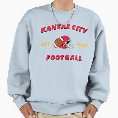 Kansas City Football Sweatshirt - Novelty Apparel Unisex - T-Shirt, Sweatshirt, Hoodie