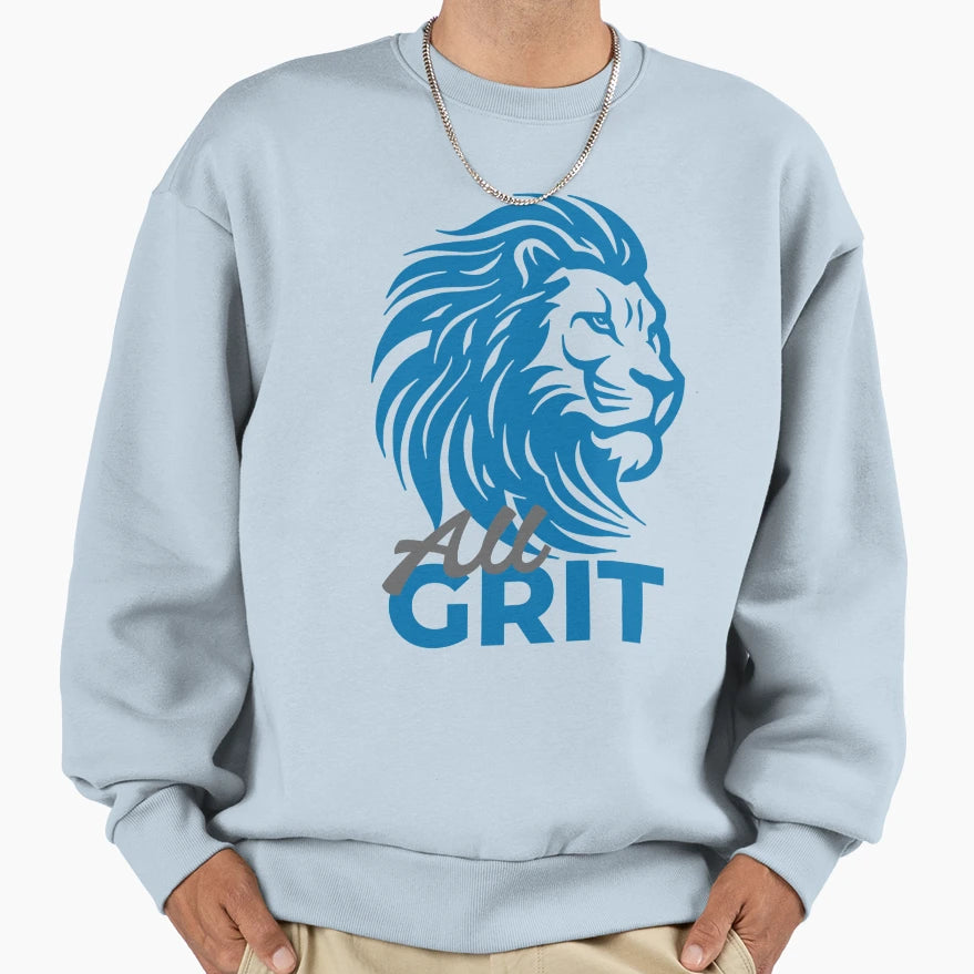 Detroit Grit Detroit All Grit Sweatshirt - Streetwear Style for Adults - T-Shirt, Sweatshirt, Hoodie
