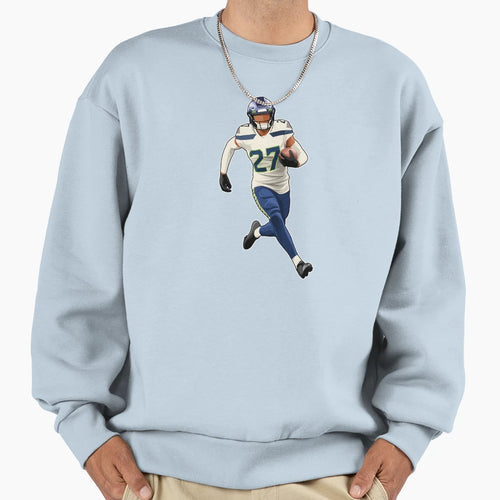 Tariq Woolen 27 Running Forward Sweatshirt - Custom Art Print for Adults - T-Shirt, Sweatshirt, Hoodie