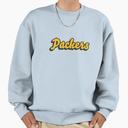 Styled Packers Sweatshirt - Minimalist Print for Adults - T-Shirt, Sweatshirt, Hoodie