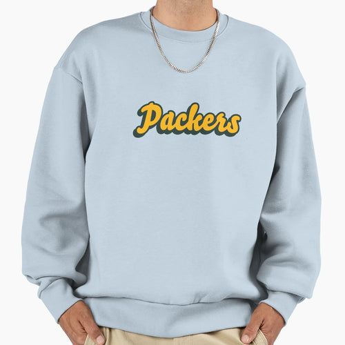 Styled Packers Sweatshirt - Minimalist Print for Adults - T-Shirt, Sweatshirt, Hoodie