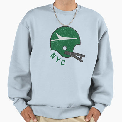 Nyc Damgoodgame Oversized Green Sweatshirt - Casual Everyday Wear Unisex - T-Shirt, Sweatshirt, Hoodie