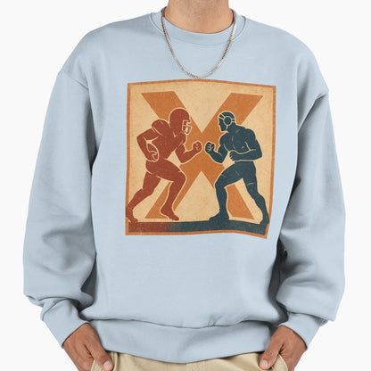 Split Warrior Dual Sport Football Sweatshirt - Custom Art Print Unisex - T-Shirt, Sweatshirt, Hoodie