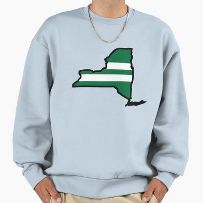 Jets Green Jersey New York State Sweatshirt - Streetwear Style Men Women - T-Shirt, Sweatshirt, Hoodie