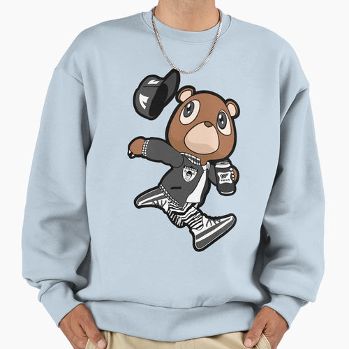 Raiders Kanye West Bear Sweatshirt - Aesthetic Graphic Men Women - T-Shirt, Sweatshirt, Hoodie