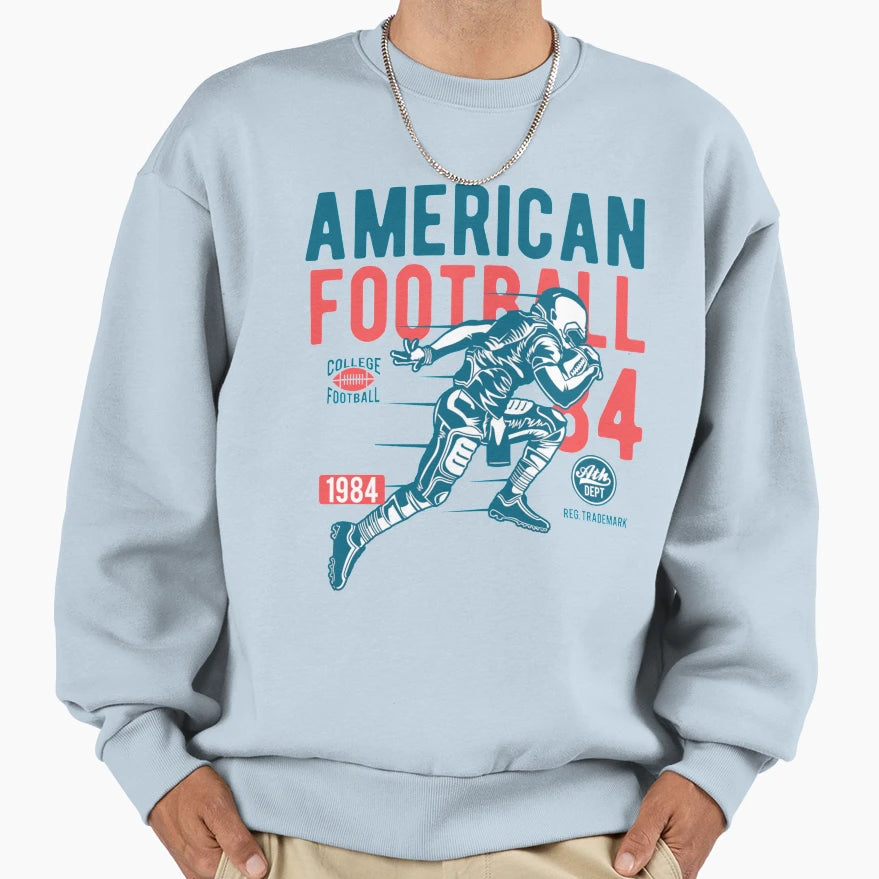 American Football Sweatshirt - Unique Graphic Unisex - T-Shirt, Sweatshirt, Hoodie