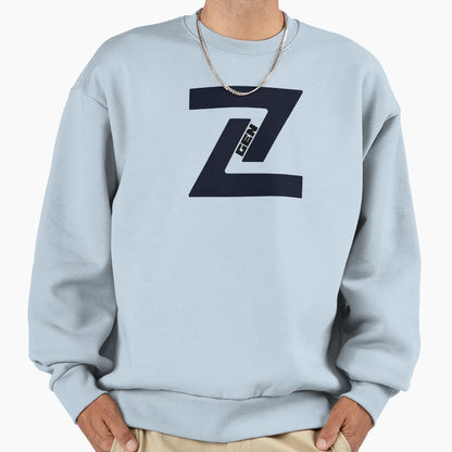 Abstract Generation Z Black Sweatshirt - Casual Everyday Wear for Adults - T-Shirt, Sweatshirt, Hoodie