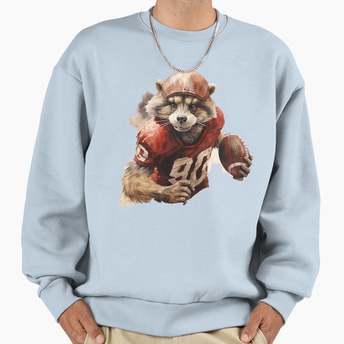 Badger As American Football Sweatshirt - Aesthetic Graphic Men Women - T-Shirt, Sweatshirt, Hoodie