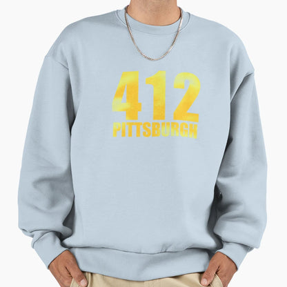 412 Pittsburgh Sweatshirt - Custom Art Print for Adults - T-Shirt, Sweatshirt, Hoodie