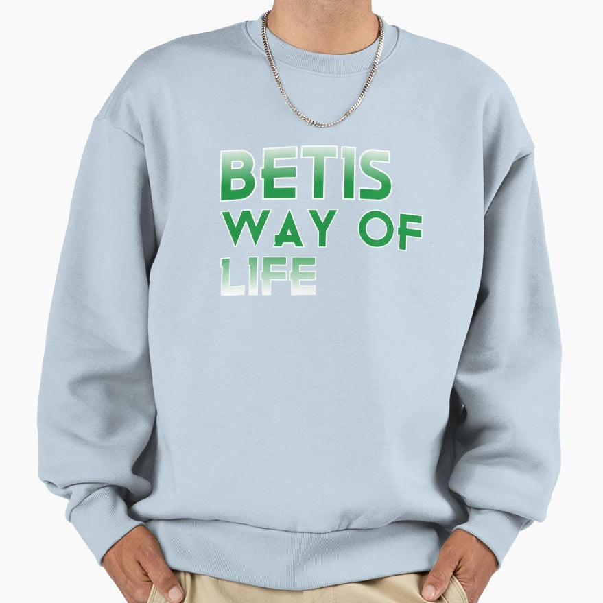 Betis Way Life Big Sweatshirt - Minimalist Print Men Women - T-Shirt, Sweatshirt, Hoodie