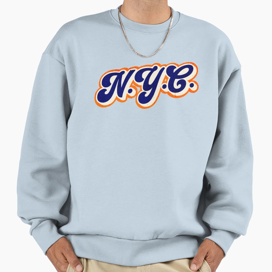 New York City N Y C Logo Sweatshirt - Trendy Graphic Men Women - T-Shirt, Sweatshirt, Hoodie