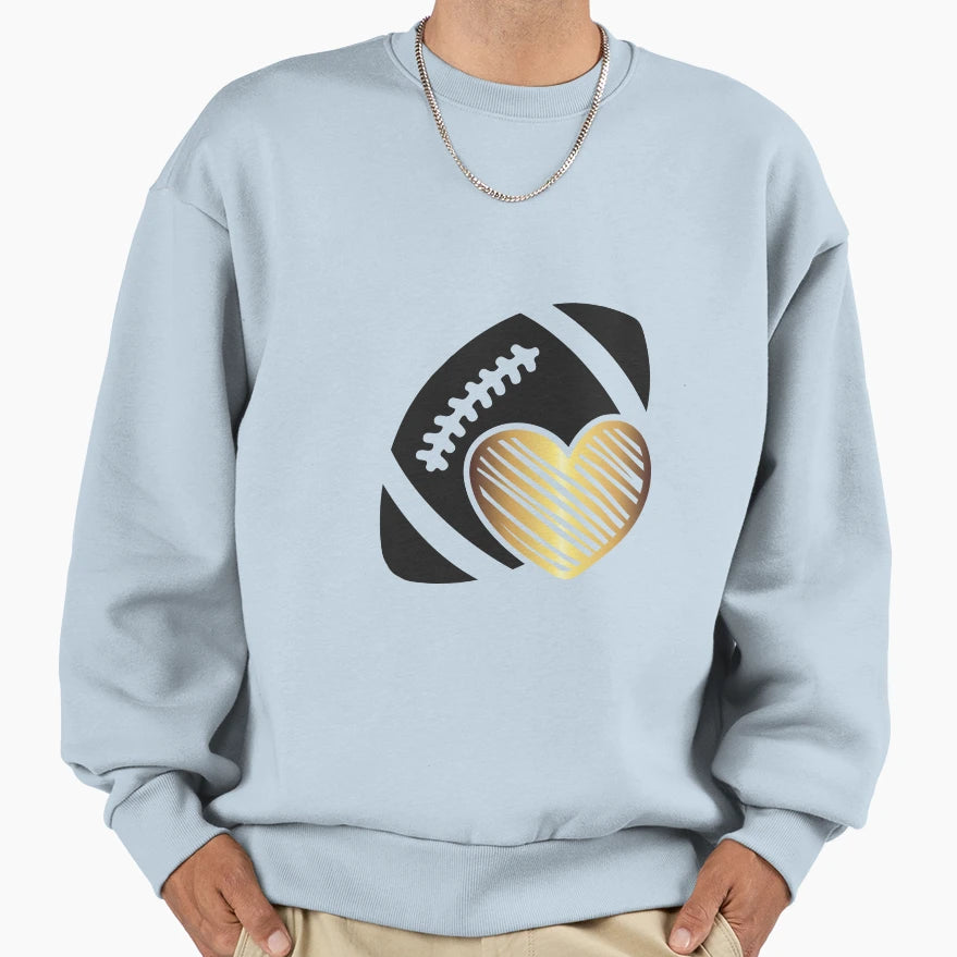Football Love Sweatshirt - Streetwear Style for Adults - T-Shirt, Sweatshirt, Hoodie