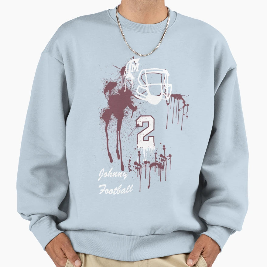 Johnny Football Sweatshirt - Fun Novelty Design Men Women - T-Shirt, Sweatshirt, Hoodie