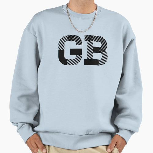 Green Bay Wi Gb Letters Sweatshirt - Minimalist Print Men Women - T-Shirt, Sweatshirt, Hoodie