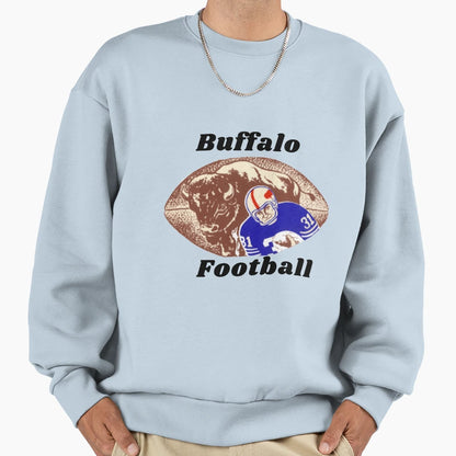 Buffalo Football Sweatshirt - Unique Graphic Unisex - T-Shirt, Sweatshirt, Hoodie