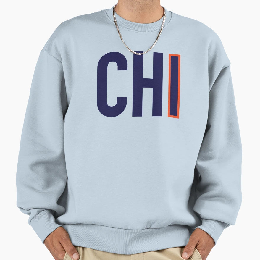 Ch1 Bears Fields Navy Sweatshirt - Trendy Graphic Men Women - T-Shirt, Sweatshirt, Hoodie