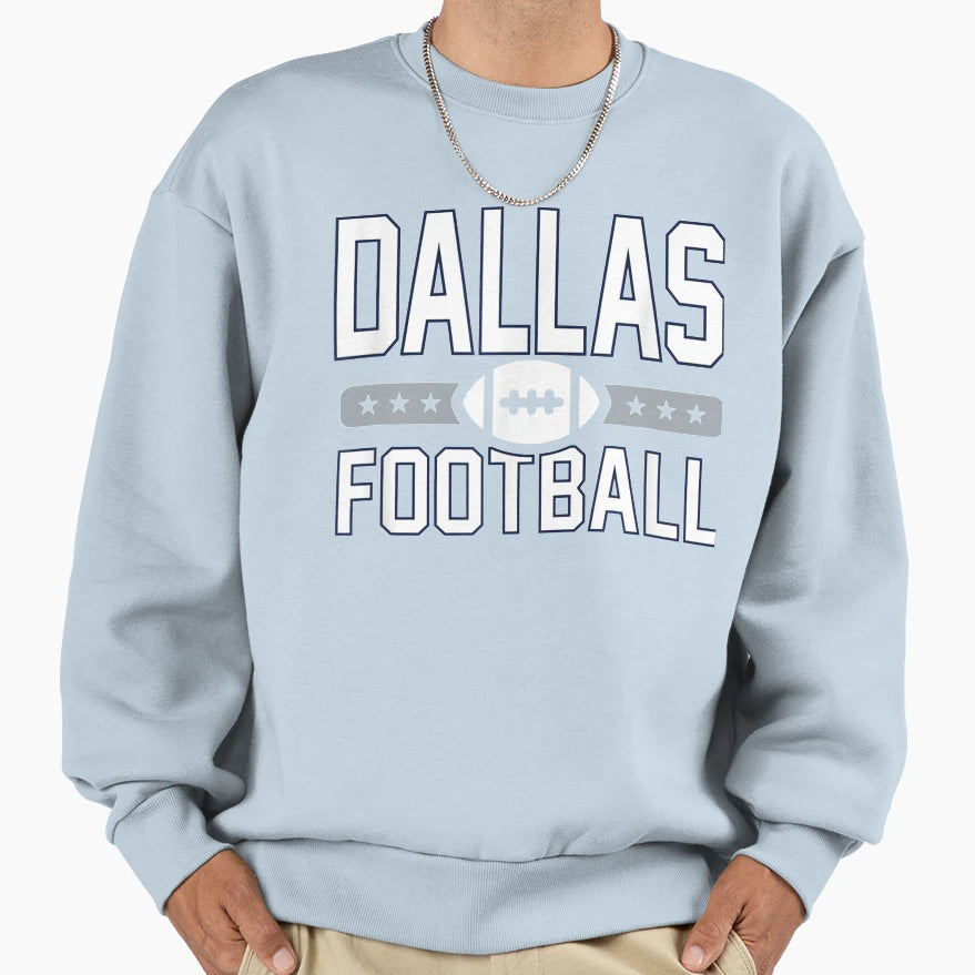 Dallas Football City Sweatshirt - Unique Graphic Unisex - T-Shirt, Sweatshirt, Hoodie