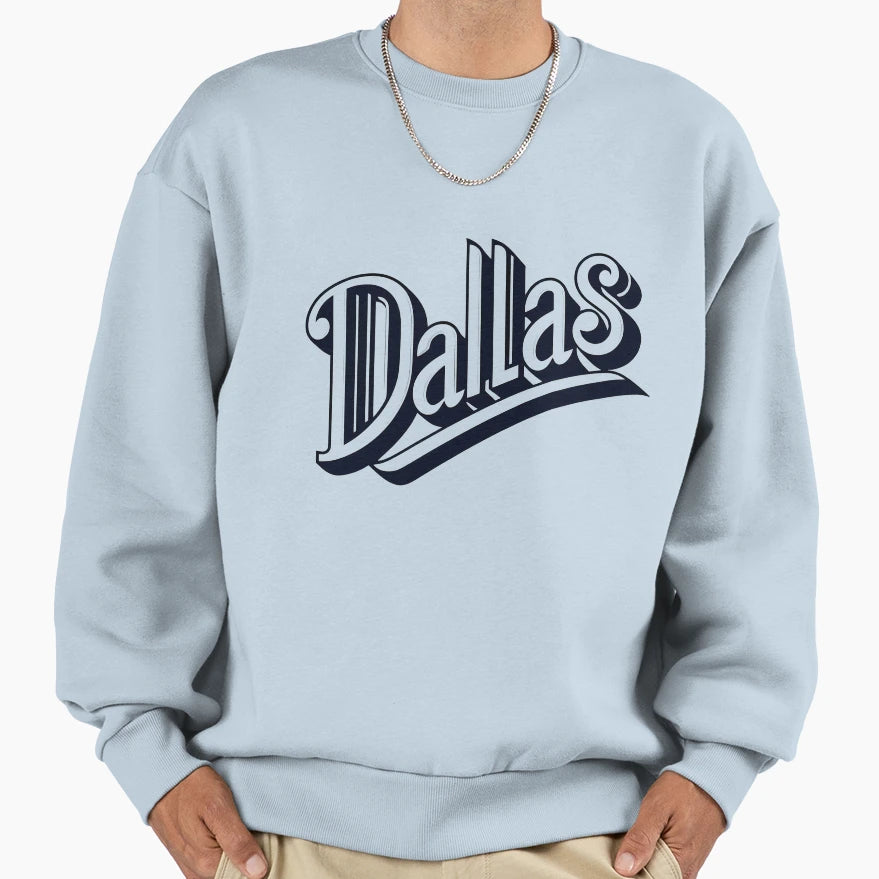 Dallas Texas Cowboys Dallas Texas Sweatshirt - Minimalist Print for Adults - T-Shirt, Sweatshirt, Hoodie