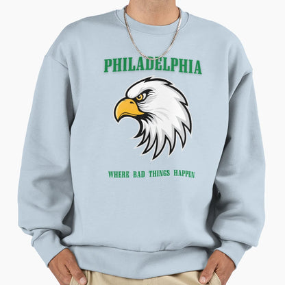 Bad Philly Black Sweatshirt - Casual Everyday Wear Unisex - T-Shirt, Sweatshirt, Hoodie