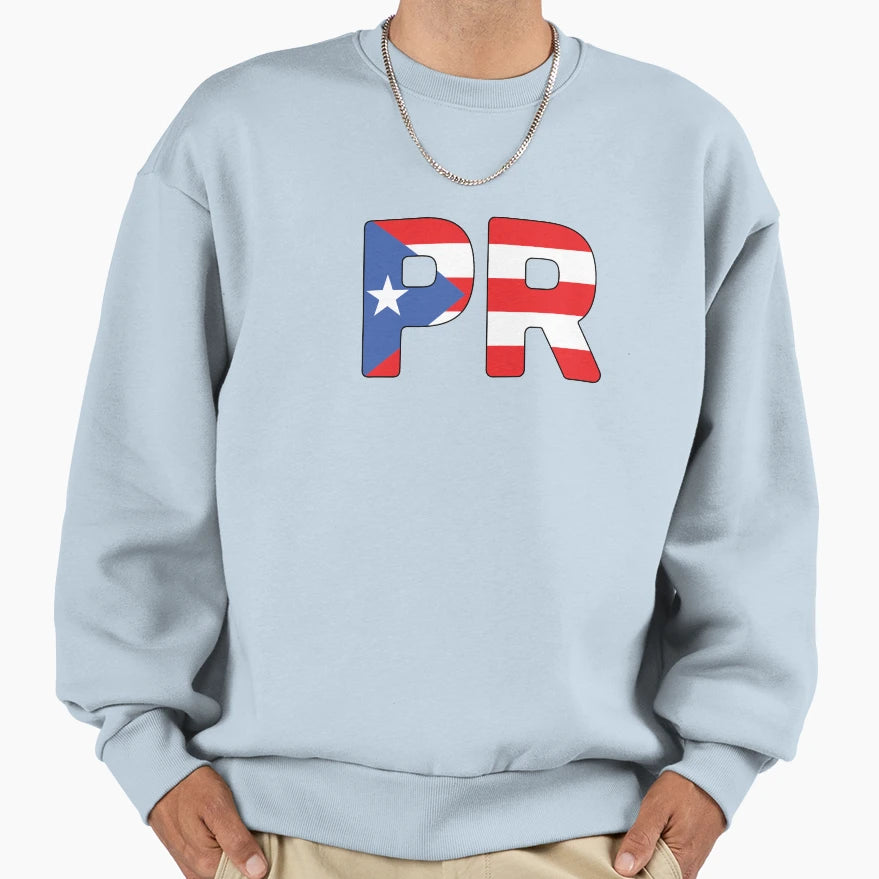 Pr Flag Sweatshirt - Casual Everyday Wear Men Women - T-Shirt, Sweatshirt, Hoodie