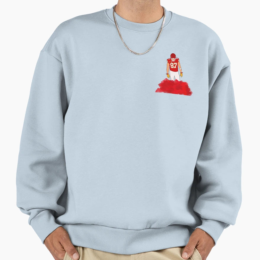 Kc Tight End Champs 1 Football Sweatshirt - Unique Graphic for Adults - T-Shirt, Sweatshirt, Hoodie