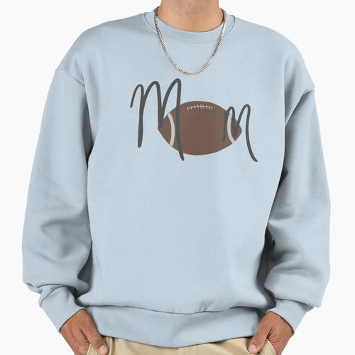 Football Mom Sweatshirt - Minimalist Print Men Women - T-Shirt, Sweatshirt, Hoodie