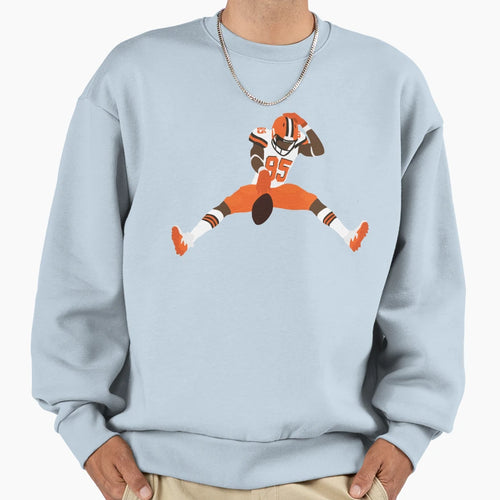 David Njoku Chief Spike Sweatshirt - Trendy Graphic Men Women - T-Shirt, Sweatshirt, Hoodie
