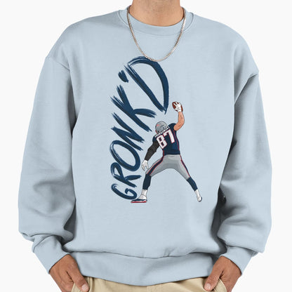 Gronkd Football Sweatshirt - Minimalist Print Unisex - T-Shirt, Sweatshirt, Hoodie