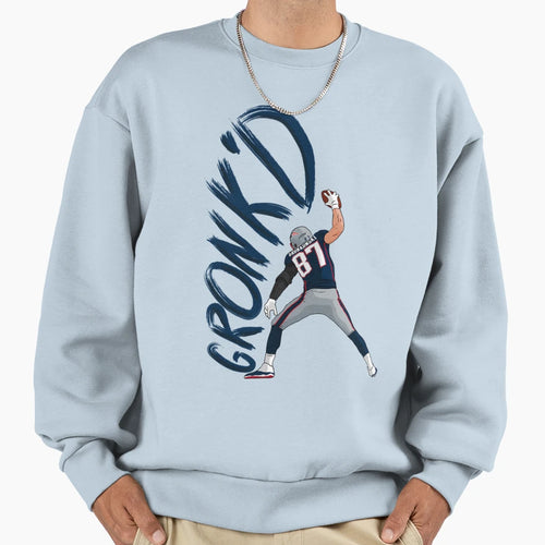 Gronkd Football Sweatshirt - Minimalist Print Unisex - T-Shirt, Sweatshirt, Hoodie