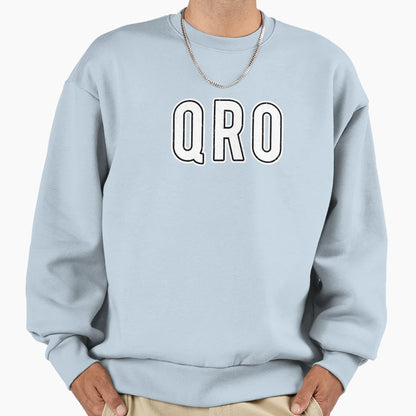 Qro Q Code Ham Radio Sweatshirt - Minimalist Print Men Women - T-Shirt, Sweatshirt, Hoodie