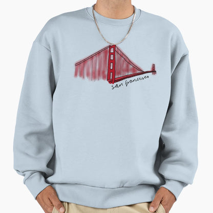 San Francisco Sweatshirt - Minimalist Print Unisex - T-Shirt, Sweatshirt, Hoodie