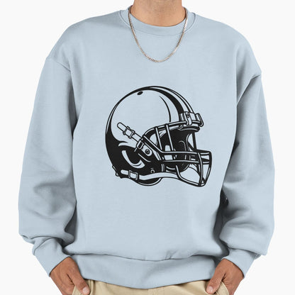 Football Helmet Headgear Safety Sweatshirt - Streetwear Style for Adults - T-Shirt, Sweatshirt, Hoodie