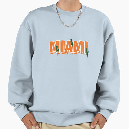 University Miami Sweatshirt - Novelty Apparel Men Women - T-Shirt, Sweatshirt, Hoodie