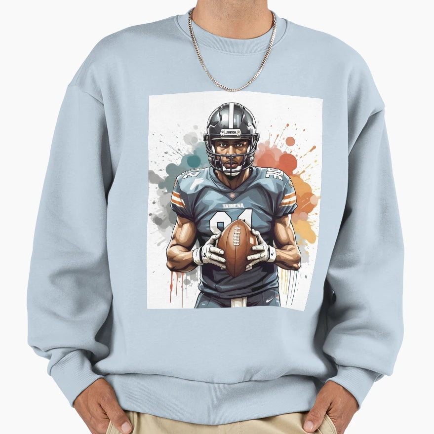 Soccer Player Football Fan Sweatshirt - Minimalist Print for Adults - T-Shirt, Sweatshirt, Hoodie